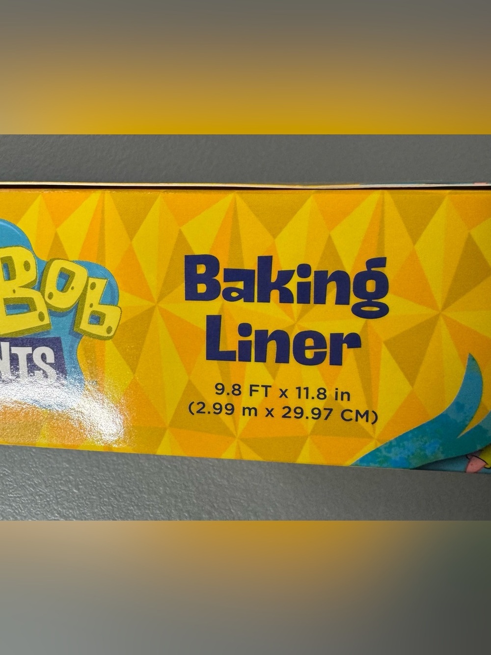 SpongeBob SquarePants Yellow & Teal Baking Liner Pack Patrick Gary snail ocean - Picture 2 of 3